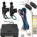 Car Security Kit, Car Central Locking Immobiliser, Auto Alarm Remote Controls Central Door Locking System, Fit for 24V Vehicles