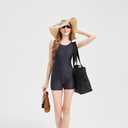Large Beach Bag for Women Beach Tote Bag with Waterproof Zipper Waterproof Sandproof Pool Tote Foldable Travel Tote