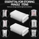 300Pcs Small Bubble Wrap Pouches 2.75" X 4" Clear Bubble Wrap Bags Self Seal Small Double Walled Bags for Packing Business Shipping Storage Protective Packing Bag