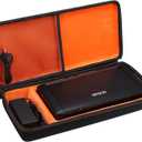 Mchoi Hard Portable Case Compatible with Epson Workforce WF-110 / WF-100 Wireless Mobile Printer, Case Only (Black and Orange)