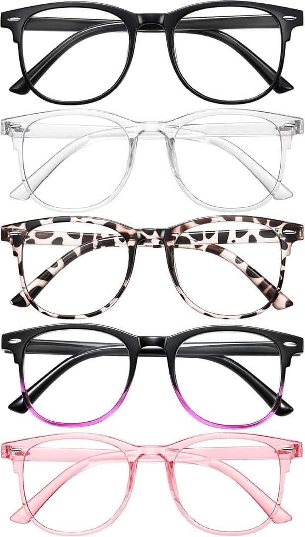 Reading Glasses for Women Blue Light Blocking Glasses Filter UV Square Readers Glasses for Men and Women +2.00