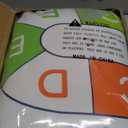 Baby Play Mat for Floor,50x50 Inch Soft Padding Crawling Mat, Foldable and Machine Washable, Thick for Babies & Toddlers,Animal School