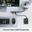 Acer 5 in 1 USB C Hub with 4K HDMI, 100W Power Delivery, 3 USB A Data Ports, USB C to HDMI Multiport Adapter for Laptop, PC, Tablet, MacBook Neo/Pro/Air, iPad Pro/Air, iMac, iPhone 17/16/15
