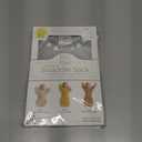 SwaddleDesigns Transitional Swaddle Sack, Arms Up Half-Length Sleeves & Mitten Cuffs, Swaddle for Newborn Transition to Baby Sleep Sack Wearable Blanket, 3-6 Month, 14-21 lb, Gray with Striped Trim