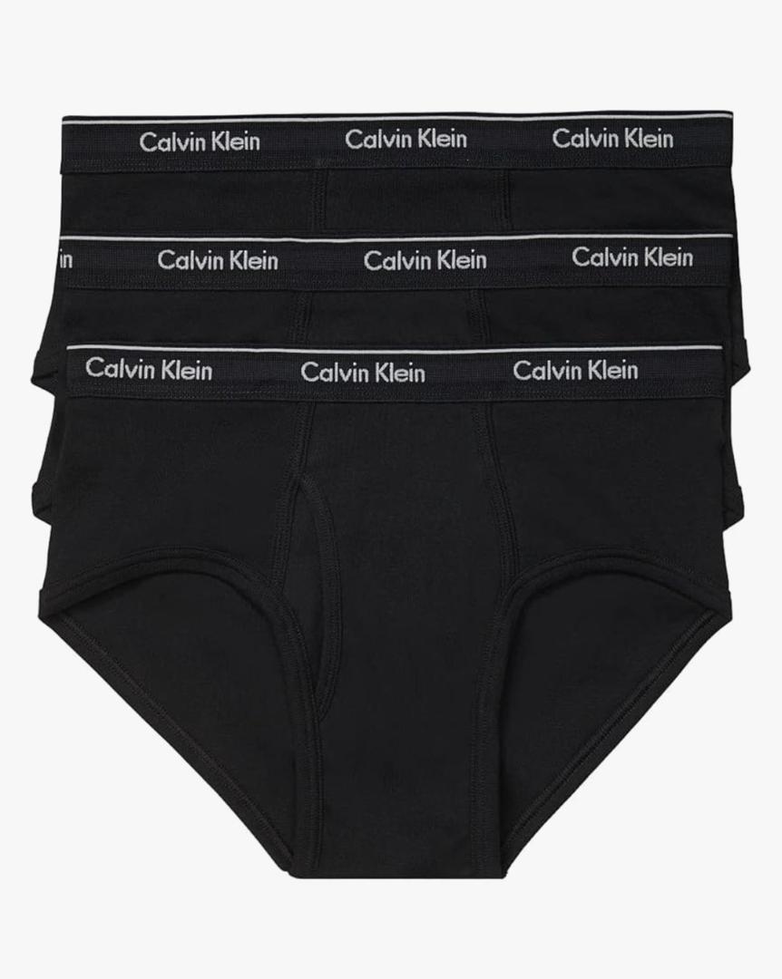 Calvin Klein Men's Cotton Classics 3-Pack Brief, L
