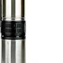 Red Lion RL22G10-3W2V 4-inch Submersible Deep Well Pump with Control Box, 1 HP, 22 GPM, 3-Wire, 230-Volt, Steel, 14942409