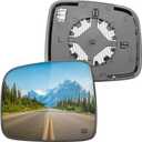 Driver Side Mirror Replacement for Jeep Liberty 2002 2003 2004 2005 2006 2007 - Left Side Mirror Glass, Rear View Mirrors Glass with Power Heated