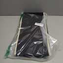 3 Pcs Large Size Wardrobe Clothes Organizers 6 Grids for Pants, Jeans, Sweater, T-shirt, Dress Stackable Closet Drawer Organizer Storage Bin Container with Sturdy Handles, Black