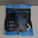 Lux Dual Grip Socks - Soccer Grip Socks for Men and Women. GripArray Performance & Comfort (Small, White)