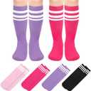 Olreco Toddler Soccer Socks Kids Baseball Socks Youth Softball Sock for Girls Boys Football Sock Boys Athletic Accessories, 4-6