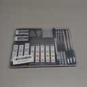 Four Candies 25PCS Mechanical Pencil Set with Case, Art Supplies with Metal Pencil 0.5, 0.7, 0.9 mm & 3PCS 2mm (HB 2H 2B 4B Color) & 432 Graphite Lead Refills, Technical Drawing Kit for Teen & Adults