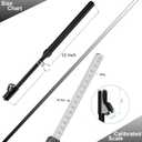 12'' Dual Head Tire Pressure Gauge, Heavy Duty Truck Tire Air Gauge Range 10-150PSI 1-10Bar, Non-Slip Handle and Extended Tube for Semi Truck Car RV Van (2pcs)