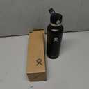 Hydro Flask Water Bottle - Insulated Stainless Steel - Non Spill, Leakproof in 21 Oz Black