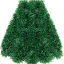 50ft Christmas Garland,Greenery Artificial Pine Twisted Hanging Garland Holiday Decor for Stairs Mantle Fireplace Home Party Holiday Christmas Decoration Indoor Outdoor Decor