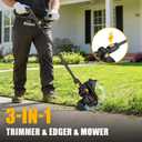 Cordless Weed Eater & Leaf Blower Combo Compatible with Dewalt 20V Max Battery(Tool Only), 12" Weed Wacker & String Trimmer Edger 3-in-1, Battery Operated Weed Trimmer with Auto-Feed