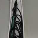 Mini Thermal Round Brush, 0.35 Inch Barrel Volume Heat Styling Brush for Men and Women Short Thin Curly Straight Hair, Heated Curling Iron,12 Temperature Setting (0.95 Inch with Bristles)