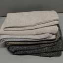 MIULEE Pack of 4 Couch Throw Pillow Covers 22x22 Inch Neutral Soft Decorative Chenille Pillow Covers Farmhouse Boho Accent Cushion Covers for Mid Century Modern Spring Decor Sofa Bedroom Living Room, 22" x 22" (Pack of 4), Neutral