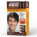 Just for Men Control GX Grey Reducing 2-in-1 Shampoo and Conditioner, Gradual Hair Color with Keratin for Stronger Thicker and Healthier Looking Hair, 4 Fl Oz - Pack of 1 