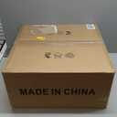 OPKMB 20" Boho Caged Fandelier with Lights Flush Mount Rattan Ceiling Fan with Lights and Remote Control, Enclosed 6 Speeds Low Profile Fan Light for Bedroom, Living Room, Kitchen