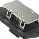 Motoforti HVAC Blower Motor Resistor Replacement, for Toyota Celica 2002-2003, Metal Plastic, Black Silver Tone