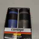 Contigo Byron Vacuum-Insulated Stainless Steel Travel Mug with Leak-Proof Lid, Reusable Coffee Cup or Water Bottle, BPA-Free, 20oz 2-Pack in Sake & Blue Corn Perfect for Hot and Cold Beverages