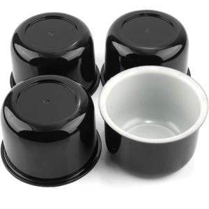 4Pcs 3.25inch Wheel Center Caps for Weld Racing Wheels Rims, Fit 3.25" Center Bore Black Hub Covers