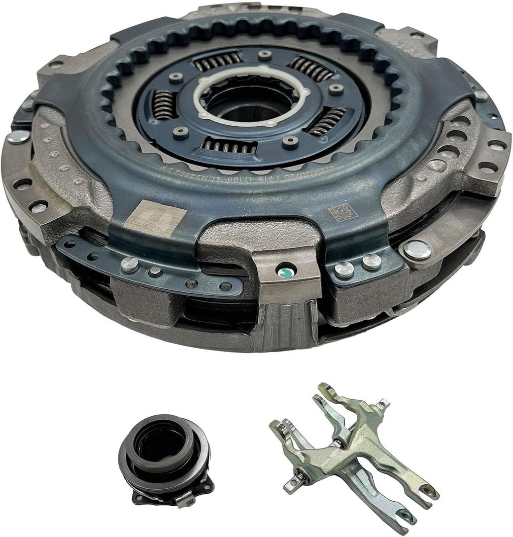 41200-2D220 Double Clutch Actuator Bearing Fork Set Fit for Hyundai 15-19 Sonata, 15-20 Veloste-r, 16-18 Tucson, 17-20 Elantra/Gt, 18-20 Kona; Fit for Kia 17-20 Forte/Soul, 17-18 Forte5 1.6L 2.0L 2.4L