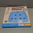 MagnaStack Magnetic Strategy Game - Portable Travel Board Game for Kids & Adults | Fun, Simple to Learn, Fast-Paced Gameplay | Brain Teaser & Family Party Game. (MagnaStack: Board Play Format)