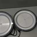 AIKVSXER 2 Pack UFO LED High Bay Light, 150W 30000LM LED Shop Lights, Commercial High Bay Lighting with Plug & Hanging Hook, Round UFO Lights IP65 Warehouse Garage Workshop Lighting