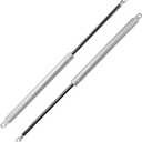 Motoforti 20inch/ 500mm 202Ib/ 900N/ 90kg Lift Supports Struts Gas Springs for Car Tailgate Camper Lid Boat Hatch Window Lid Under Bed Lifting Tool Box Lid Silver Tone 2Pcs