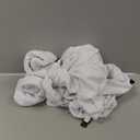 Genina Seat Covers for Dining Room Chair Seat Slipcovers Kitchen Chair Covers (White, 6 Pcs)