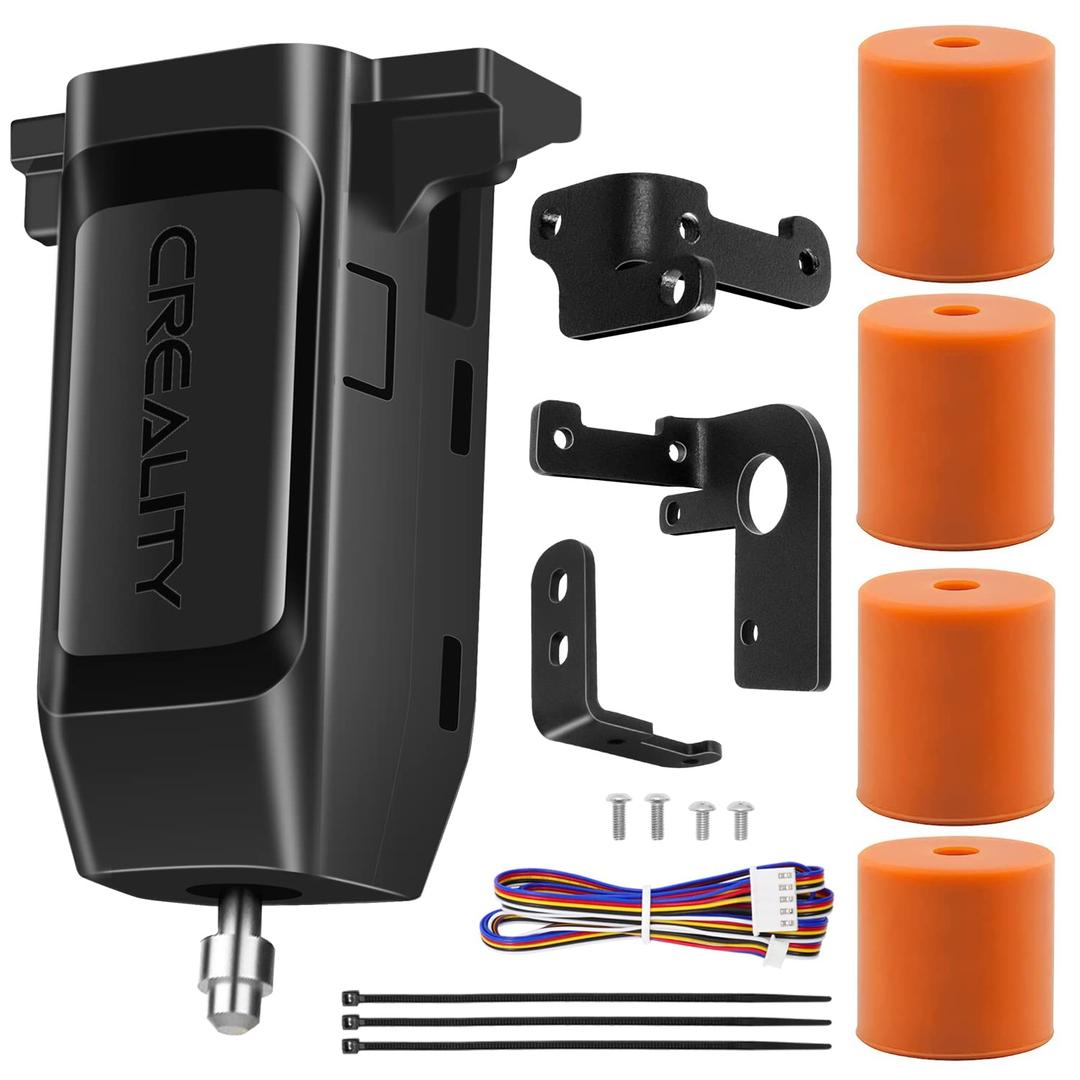 Ender 3 Auto Bed Leveling Kit, Official CR Touch for Ender 3 V2/Ender 3 Pro/Ender 3 Max/Ender 5/CR-10 with 32 Bit V4.2.2/V4.2.7 Mainboard, 3D Printer Leveler Sensor Tool Kit Silicone Mounts