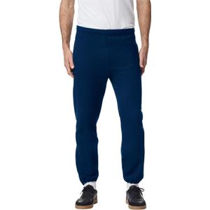 Gildan Adult Fleece Elastic Bottom Sweatpants with Pockets, Style G18100 (Medium, Navy)