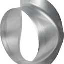 Vent Systems 12" to 10" Inch Saddle Branch for HVAC Systems - Collar Connector for Optimal and Efficient Airflow. Round Duct Takeoff for Duct Connection. Perfect for Upgrade and Retrofit Projects