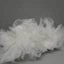 AOGU 36 Inch Fluffy Tulle Christmas Tree Skirt Vintage and Elegant Design Perfect for Christmas Tree Decorations White