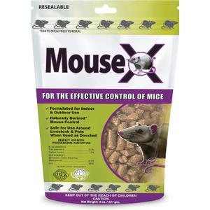EcoClear Products 620200-6D MouseX Pellets - Effective for All Species of Rats and mice, 8 oz. Bag