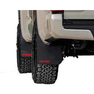 REK GEN Mud Flaps Compatible with Tacoma Gen3 (2016-2023) (Stock, Red)