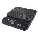 Maestri House S3 Coffee Scale with Timer, 3kg/0.1g Rechargeable Digital Scale, 3 Brew Modes, Adjustable Ratios & Flow Rate Display, Barista-Grade for Pour-Over, Espresso, French Press  Black