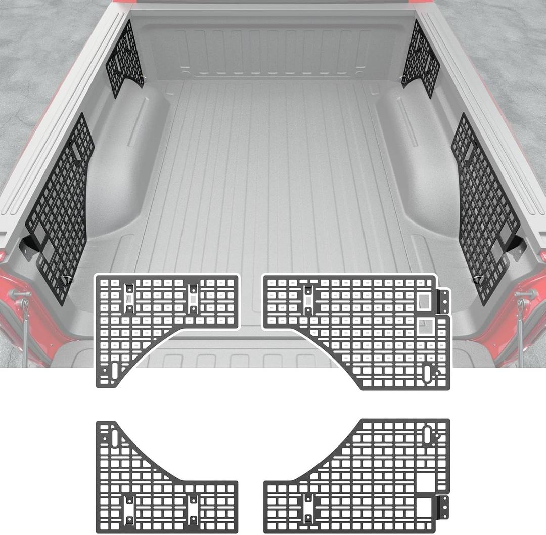 SZYANG 5.7FT Side Bed Molle Panel Compatible with 19-26 RAM 1500 Truck Bed Molle Panel System Replacement for 2019-2026 Dodge RAM 1500 Accessories(Side Molle Panel)