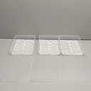 SILIVO Fridge Produce Saver Containers (3 Pack) - 2.5L Drain Tray Keeps Veggies, Fruits, Lettuce Fresh