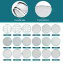 15.75"(40cm) 304 Stainless Steel Mesh Lab Sieve, 300 Mesh (0.052mm) Sifter