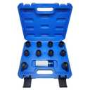 JEUCLEL 11PCS Wheel Locking Nut Key Kit Compatible with Toyota Models, Lexus, Tacoma, Wheel Lock Nut Socket Adapter Set, Wheel Anti-Theft Lug Nut Removal Tool, Anti-Theft Screw Remover