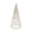 SARO LIFESTYLE Twinkling Tradition Brass Christmas Tree Tealight Holder Festive Holiday Candle Dcor, 21", Silver