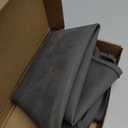 Washing Machine Drain Pan Silicone mat,Large 26.5" X 26.5" Non-Slip Waterproof Washer Drip Tray, Raised Edge Drip Mat for Under Dryer or Washer, Anti-Vibration,Floor Leak Protector for Laundry Room (Grey)