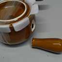 LE TAUCI French Onion Soup Bowls, 22 Ounce Ceramic Soup Bowls with Handles, Soup Crocks with Lids for Soup, Cereal, Chilli, Beef Stew, Oven Safe Stackable Serving Bowls Set, Set of 4