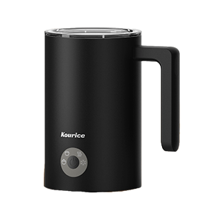 Milk Frother Electric, 4-in-1 Milk Frother and Steamer for Latte, Cappuccino, Hot & Cold Milk Froth Maker, Automatic Milk Steamer and Frother, Quiet One-Touch Operation, Easy to Clean
