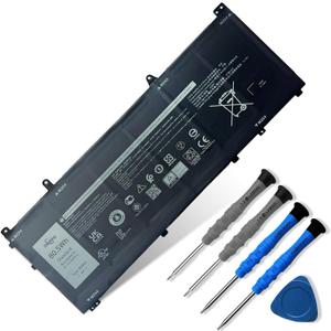 Dentsing VG661 80.5Wh Laptop Battery Replace for Dell Alienware X14 R1 / X14 R2 Series 0GD3C9 GD3C9 0V4N84 V4N84 6709mAh 11.55V