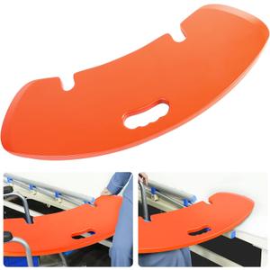 Transfer Board, Slide Board for Transferring, Sturdy Transfer Board from Bed to Wheelchair, Slide Board for Smooth and Easy Sliding, 30 * 8 * 0.8, Weight Capacity 440lbs (Orange)
