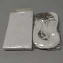 50Pcs 45.7cm/18 Inch Waxed Necklace Cords Wax Rope Necklace Cord with Clasps and Chain Extender Imitation Leather White String Accessories for Jewelry Making Necklaces Bracelets DIY Crafts