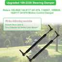2 Pack Upgraded 116-0027 Steering Damper Fit for Exmark Next Lazer Z, Toro Z Master G3 Series Lawn Mower, Replace 109-9820 142-8117 241-076 Motion Control Damper Gas Damper
